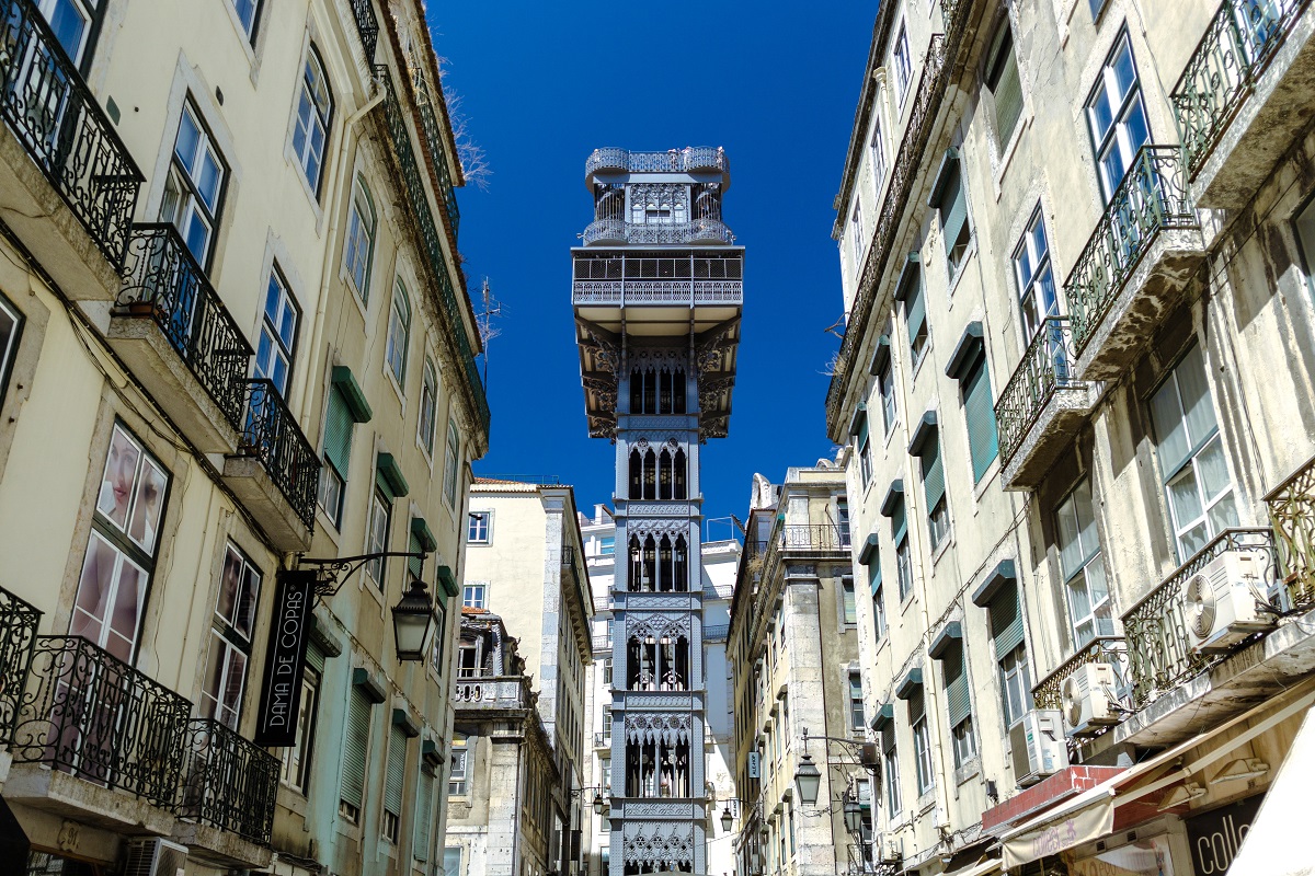 Santa Justa Elevator, Lissabon