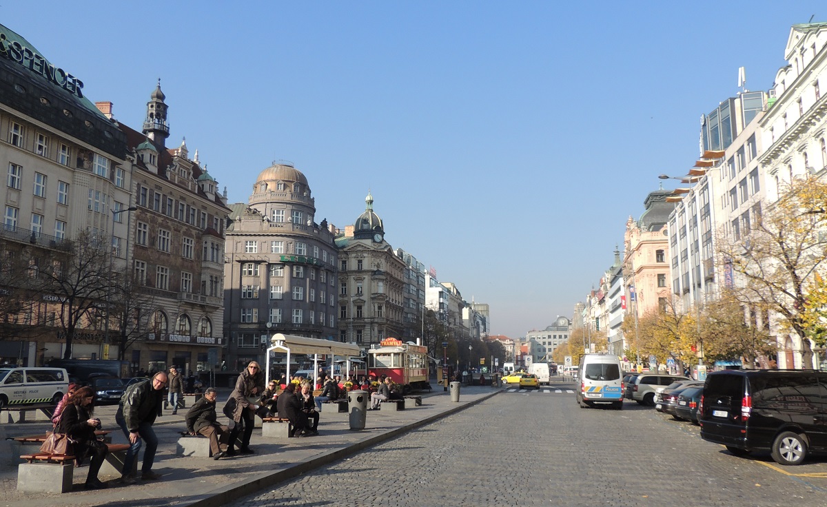 Vaclavske namesti, Prag
